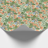 Papier Cadeau Aquarelle tropicale de la Jungle de Macaw (Coin)