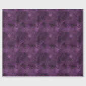 Papier Cadeau Aquarelle Violet Foncé (Plat)