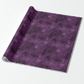 Papier Cadeau Aquarelle Violet Foncé (Déroulé)