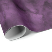 Papier Cadeau Aquarelle Violet Foncé (Coin rond)