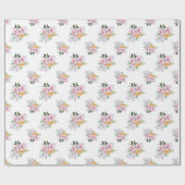 Papier Cadeau Aquarelles d'été (Plat)