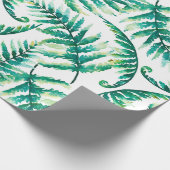 Papier Cadeau Aquarelles ferries motif botanique (Coin)