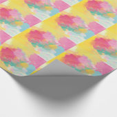 Papier Cadeau Aquarelles Pastel (Coin)