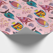 Papier Cadeau Aquatic animals | ocean underwlife 3 (Coin)