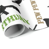 Papier Cadeau AR-15 Papier à enveloppement pour anniversaire à t (Coin rond)