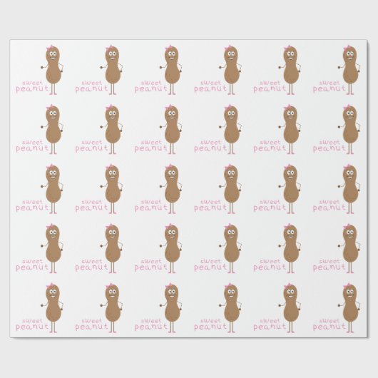Papier Cadeau Arachide douce (Plat)
