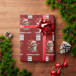 Papier Cadeau Arachide l'écureuil justice MAGA Noël
