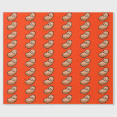 Papier Cadeau Arachide mignonne de bébé (Plat)