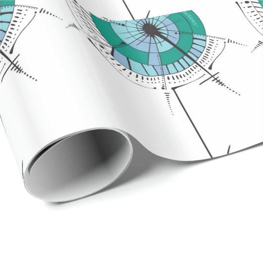 Papier Cadeau Araignée bitsy d'Itsy (Coin rond)