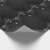 Papier Cadeau Araignée en damier d'Halloween Cute Motif à thème (Coin)