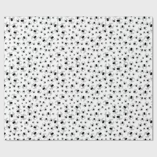 Papier Cadeau Araignées (Plat)