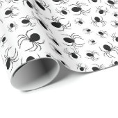 Papier Cadeau Araignées (Coin rond)