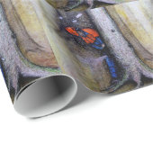 Papier Cadeau Arborist tree surgeon husqvarna (Coin rond)