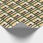 Papier Cadeau Arboristes : Silhouette Climber coucher de soleil (Coin)