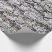 Papier Cadeau Arbre 5 - Écorce de chêne (Coin)