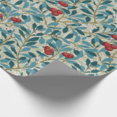 Papier Cadeau Arbre à baie rouge, William Morris (Coin)