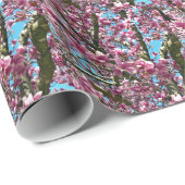 Papier Cadeau Arbre à tulipes (Coin rond)