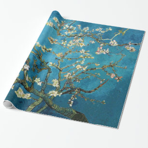 Papier Cadeau Arbre aux amandes en fleurs, Vincent van Gogh.