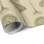 Papier Cadeau Arbre blanc de Númenor (Coin rond)