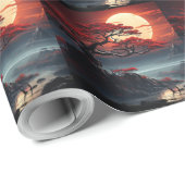 Papier Cadeau Arbre bonsaï (Coin rond)