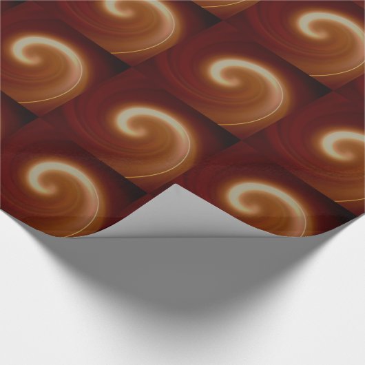 Papier Cadeau Arbre Brown foncé (Coin)