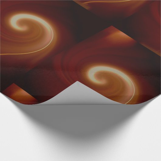 Papier Cadeau Arbre Brown foncé (Coin)