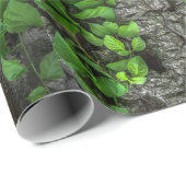 Papier Cadeau Arbre couvert de vigne (Coin rond)