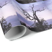 Papier Cadeau Arbre crépusculaire (Coin rond)