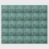 Papier Cadeau Arbre d'amande en fleurs - Van Gogh (Plat)