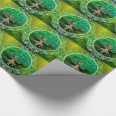 Papier Cadeau Arbre de la patience de la vie (Coin)