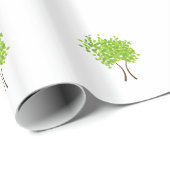 Papier Cadeau Arbre de la vie (Coin rond)