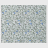 Papier Cadeau Arbre de myrtille, William Morris (Plat)
