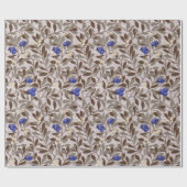 Papier Cadeau Arbre de myrtille, William Morris (Plat)