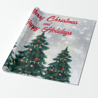 Papier Cadeau Arbre de Noël