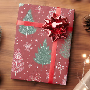 Papier Cadeau Arbre de Noël
