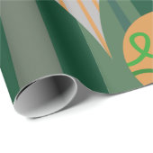 Papier Cadeau Arbre de Noël (Coin rond)