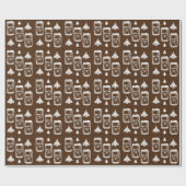 Papier Cadeau Arbre de Noël (Plat)