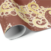 Papier Cadeau Arbre de Noël (Coin rond)