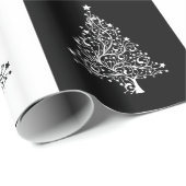 Papier Cadeau Arbre de Noël (Coin rond)