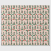 Papier Cadeau arbre de noël (Plat)