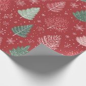 Papier Cadeau Arbre de Noël (Coin)