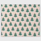 Papier Cadeau Arbre de Noël (Plat)