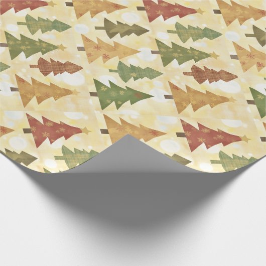 Papier Cadeau Arbre de Noël (Coin)