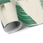 Papier Cadeau Arbre de Noël (Coin rond)