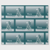 Papier Cadeau Arbre de Noël (Plat)