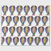 Papier Cadeau Arbre de Noël à ballets (Plat)