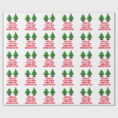 Papier Cadeau Arbre de Noël amusant - Beaucoup de balles (Plat)