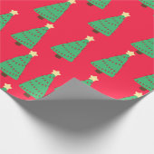 Papier Cadeau Arbre de Noël avec Motif lumineux (Coin)