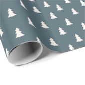 Papier Cadeau Arbre de Noël Boho (Coin rond)