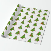 Papier Cadeau Arbre de Noël Christmas (Déroulé)